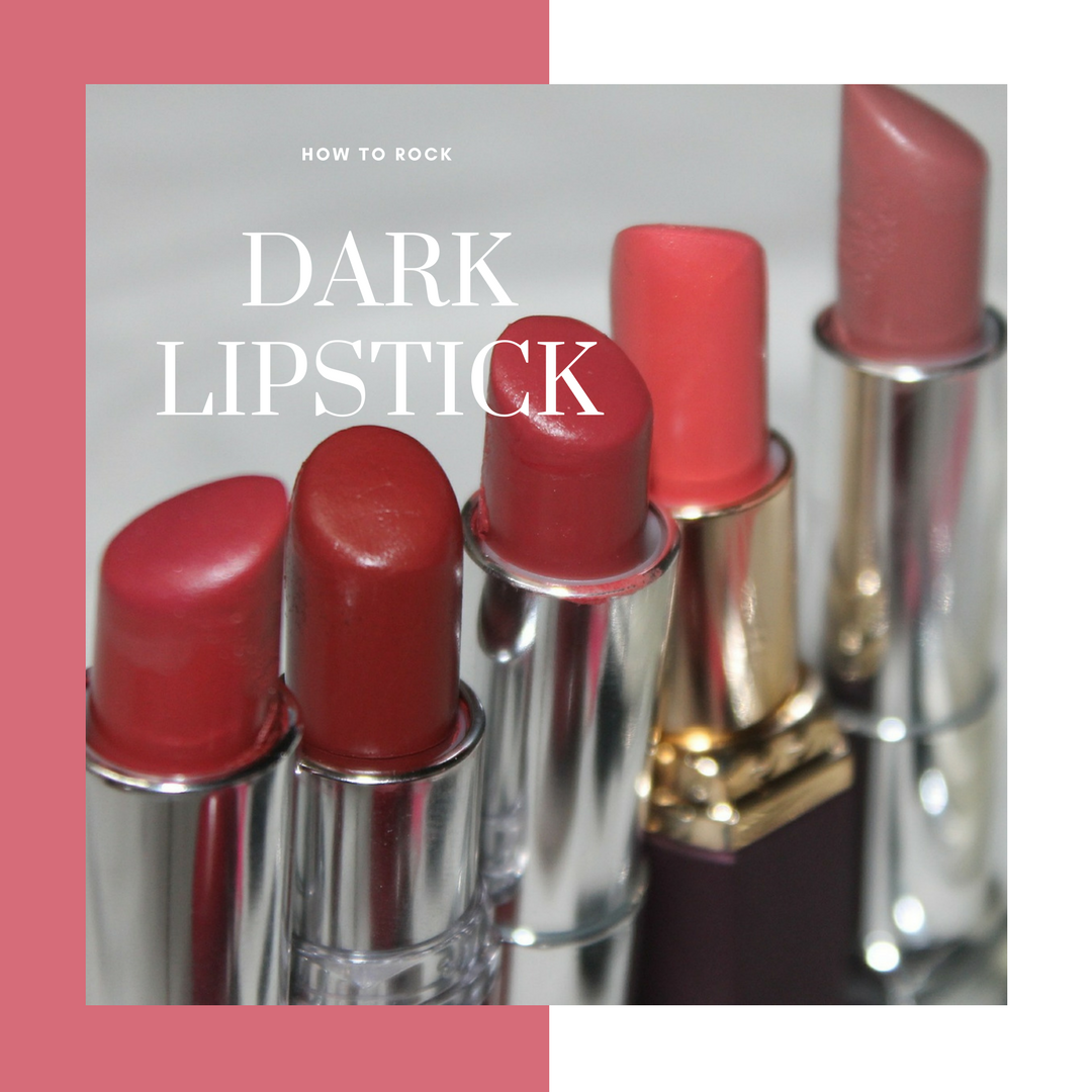 how to rock dark lipstick