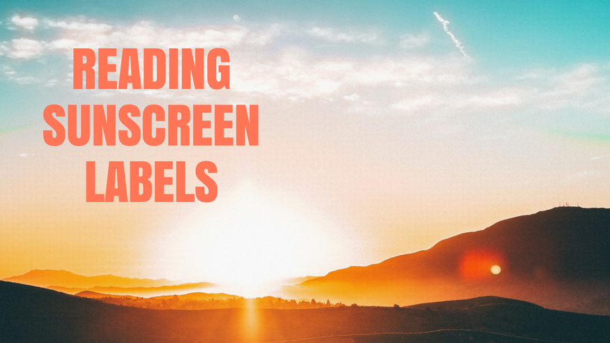 understanding sunscreen labels