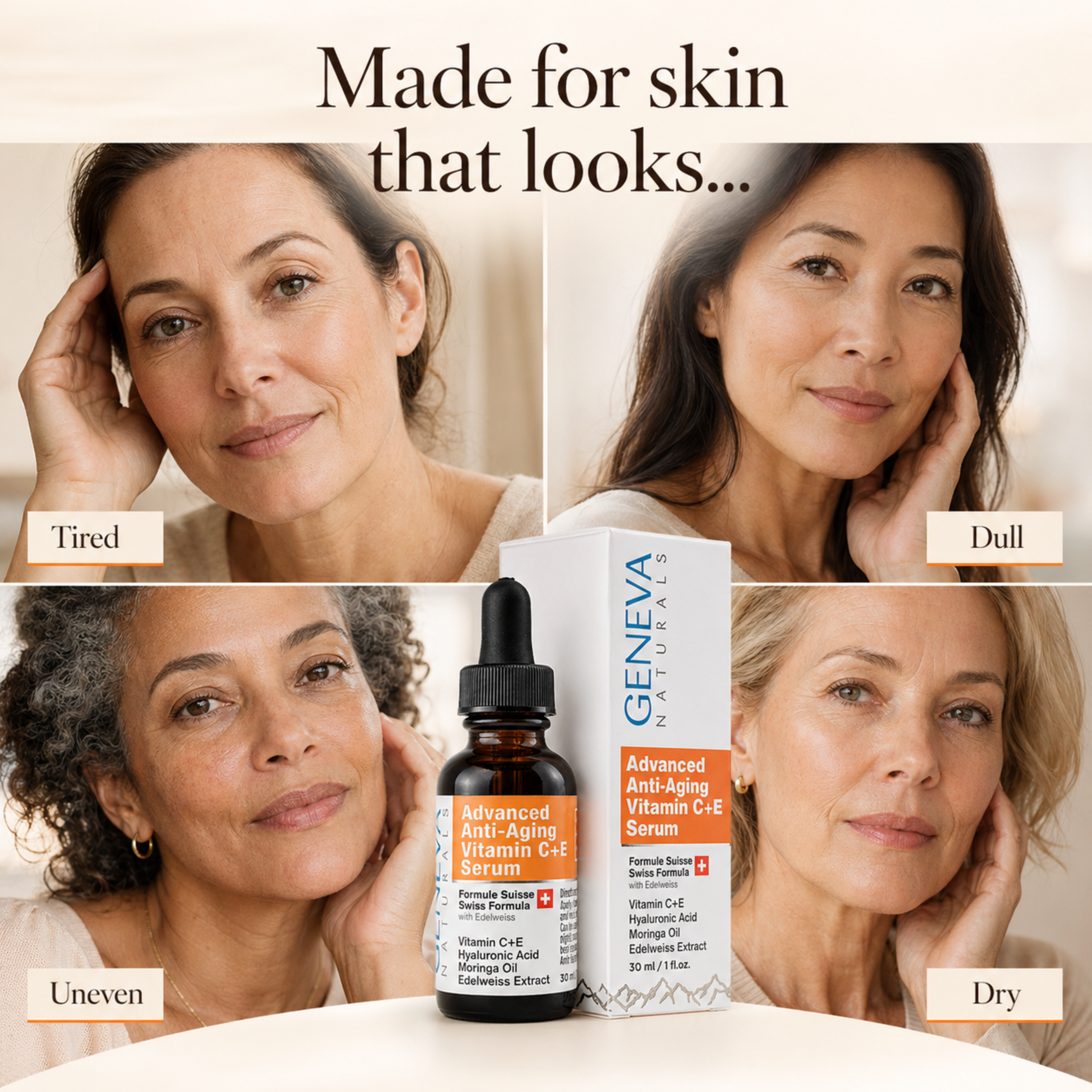 Advanced Anti-Aging Vitamin C+E Serum