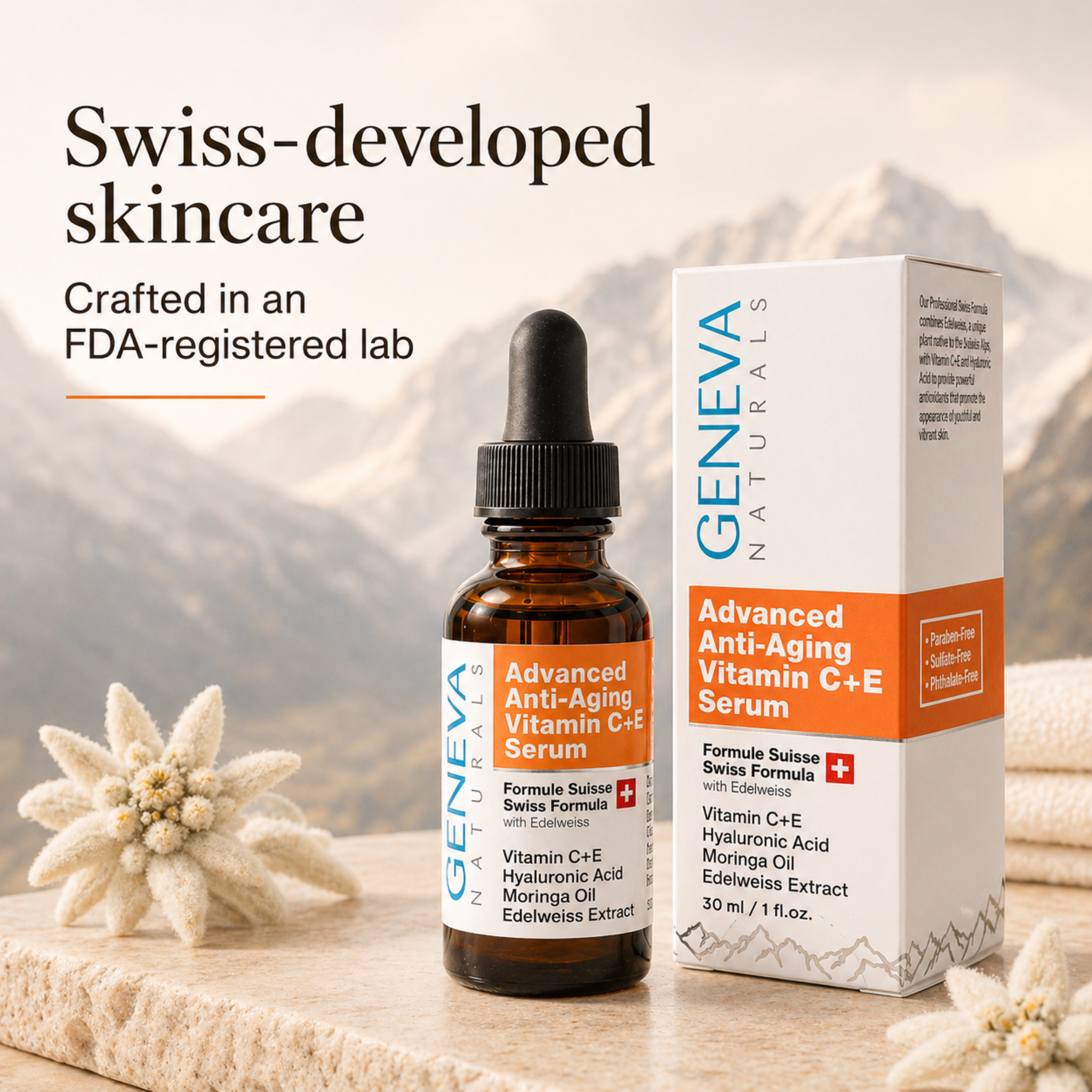 Advanced Anti-Aging Vitamin C+E Serum